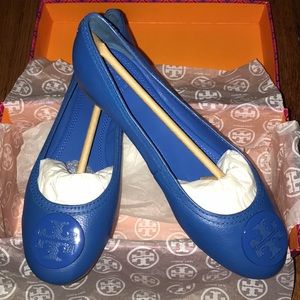 Tory Burch blue flats. Offer and bundle friendly.